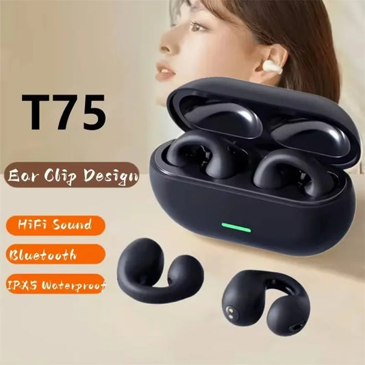 Original T75 TWS Touch Control Wireless Headphones Bluetooth Earphones.  For I phone Xiaomi phones.