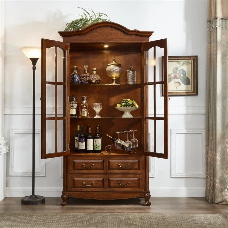 Storage Living Room Cabinets Display  Vintage Glass  Unique Furniture
