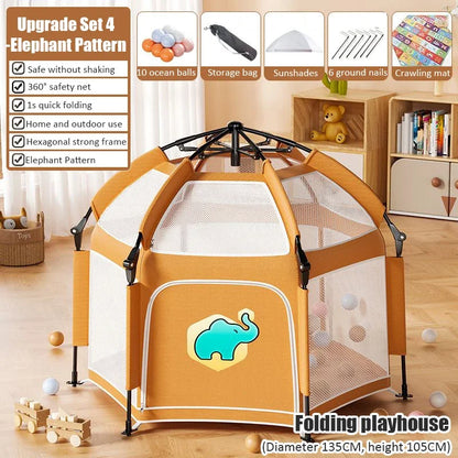 Portable Outdoor Camping Pop Up Tent , Indoor Kids Tents,  Baby Play House