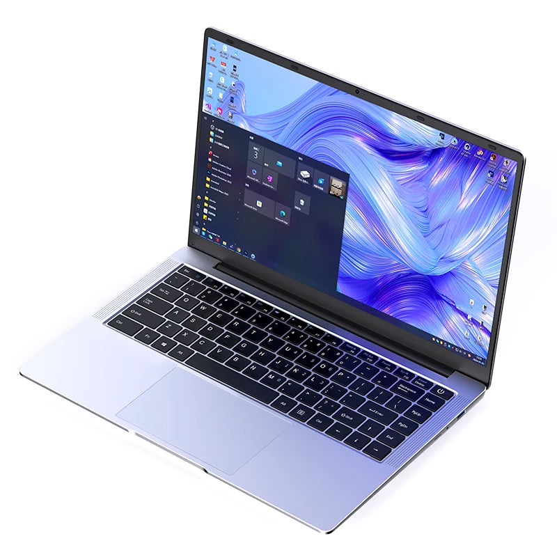 BYONE 14 Inch Low Price Laptop, Intel Celeron N4000 8GB RAM, 256GB, 512GB, SSD HD Screen, Office Learning Portable Laptops.