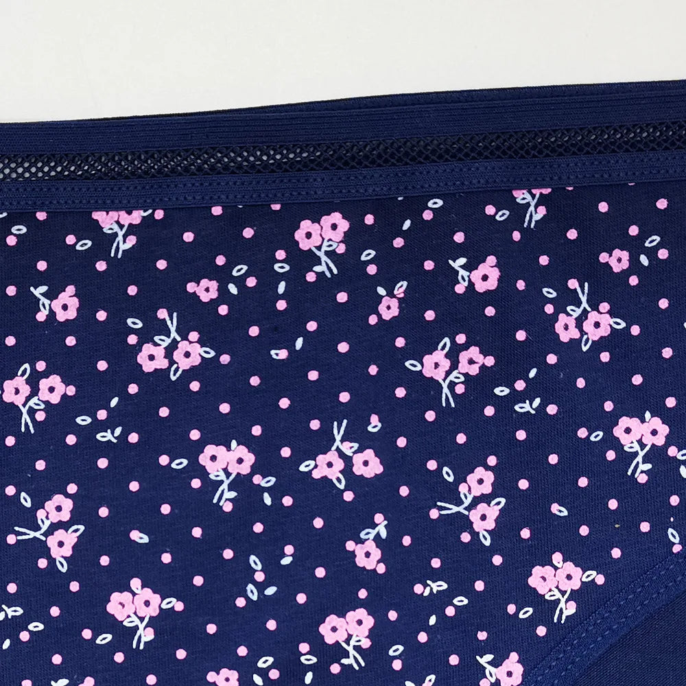 Cotton Panties Plus Size Underwear, Women Briefs, Woman Knickers, Lady Lingerie, Girl intimate High Waist Large Size 6 pcs/lot.