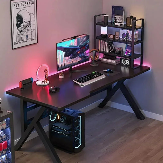 Computer Desk Ergonomic Gaming Table, Double Player