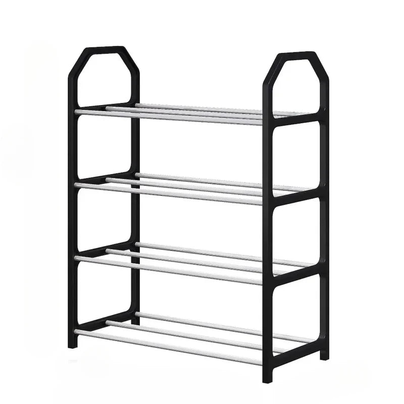 Simple Fashion Shoe Rack Trapezoidal Shoes Organizer  4-Layer