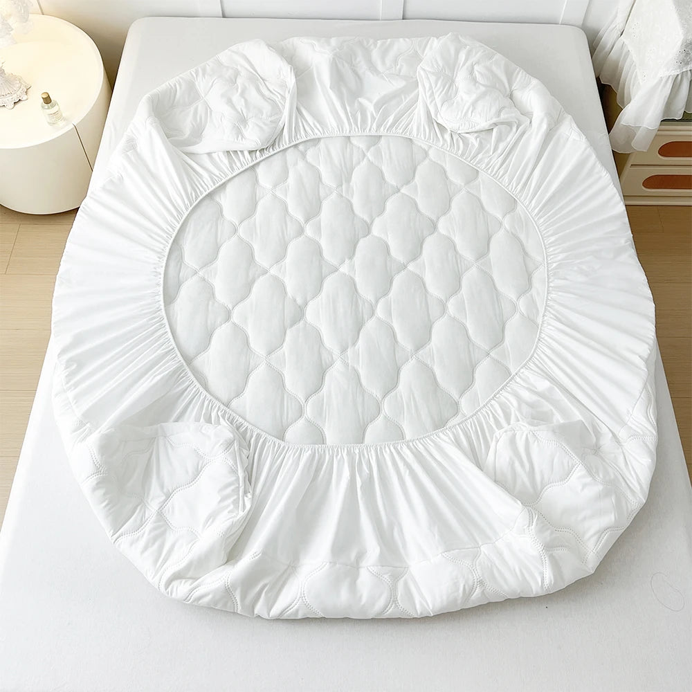 Waterproof Bedspreads Covers Fitted Sheets for Single/ Double/King/Queen Beds