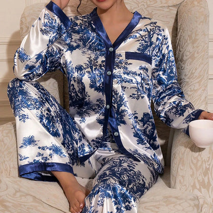 Long Sleeve Pajamas  Woman Pajama Set Big Women's Size Pajamas