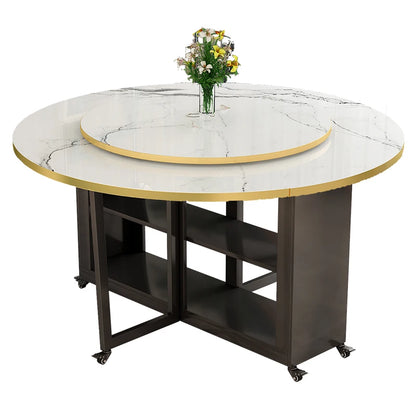 Simple Style Dining Table Set, Chair Folding Table Space Savers