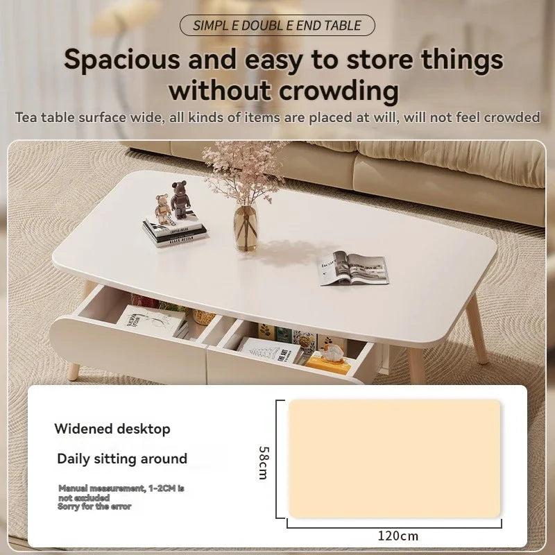 Tea table, modern home, living room, small apartment.