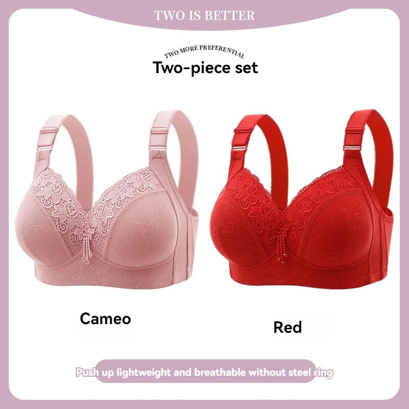 Women Lace Bras, Ultra-Thin Perspective Deep V Bra Plus Size Cup active bra.