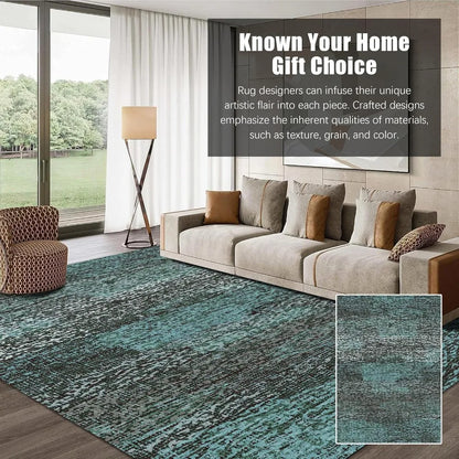 Stain & Water Resistant Non-Slip Rug for Living Room, Bedroom, Nursery