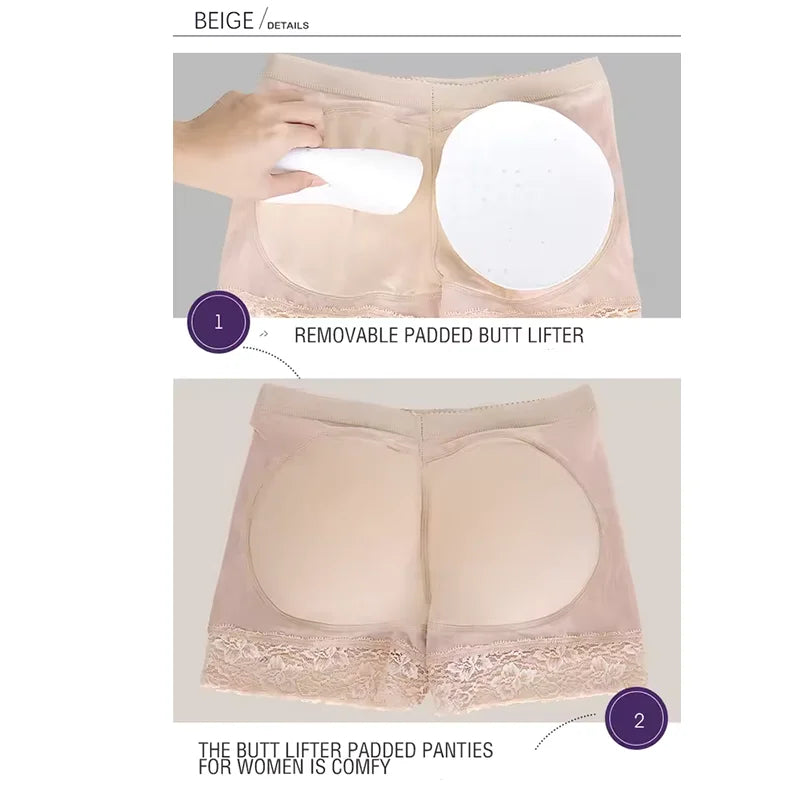Women Butt Lifter Panty r Padded Underwear Sexy Lift buns, High Waist Faja Tummy Control.