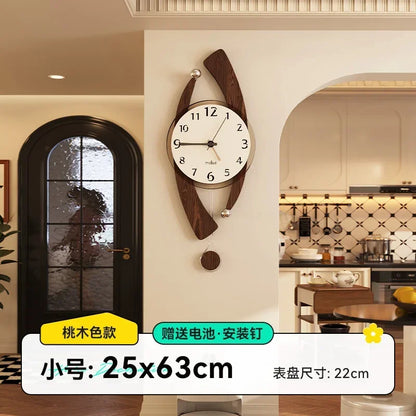 Wooden Decoration Silent Wall Clocks home Bedroom  Decor