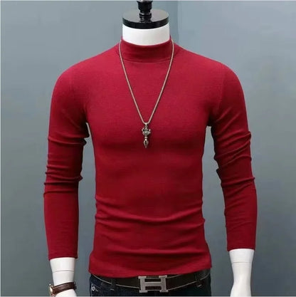 Thermal Underwear Shirt Men V Neck Fleece Sport Tops Long-Sleeved 5XL