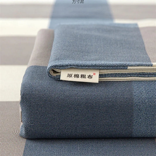 Old Coarse Cloth Bed Sheet Single Piece Cool Dormitory Cotton Linen