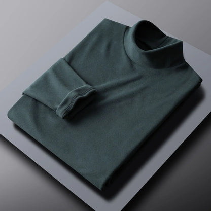 Thermal Underwear Shirt Men V Neck Fleece Sport Tops Long-Sleeved 5XL