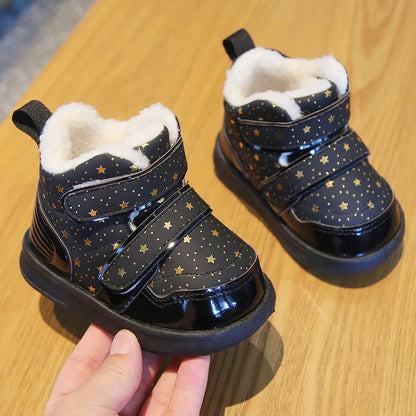 Kids Boots,  Boys  Shoes, Fashion Warm  Girls Sneakers, Baby Short Boots.