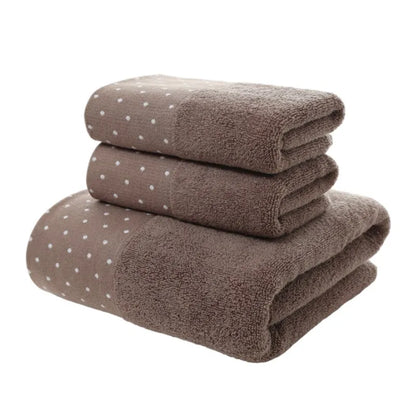 3 Piece Bath Towels Set 100% Cotton, 1 Bath Towel, 2 Hand Towel, Luxury Bathroom Towel  Hotel Quality