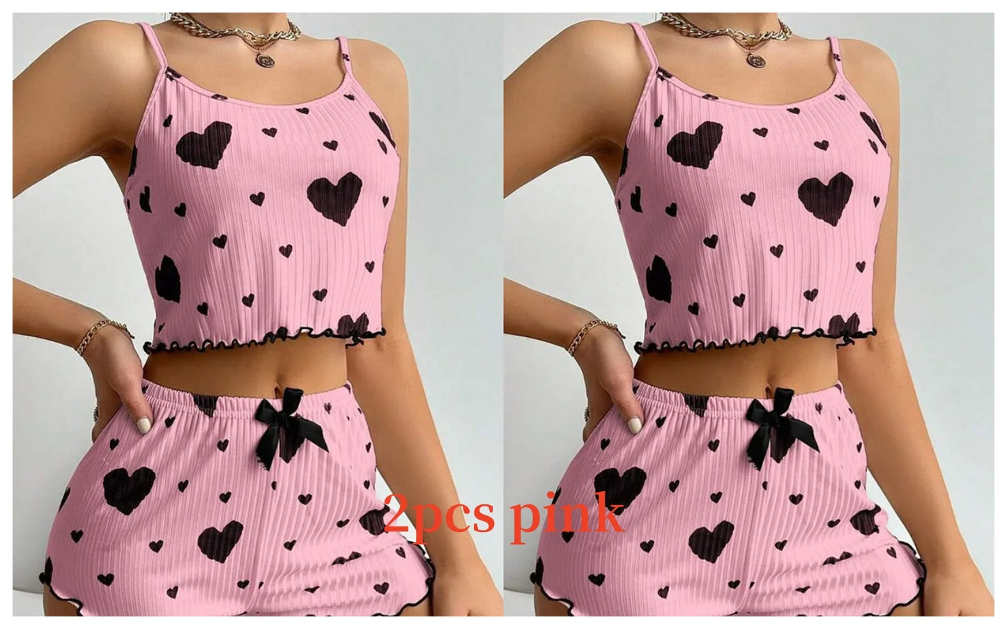 Women's Pajamas Set Sleepwear 2 PCS