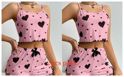 Women's Pajamas Set Sleepwear 2 PCS