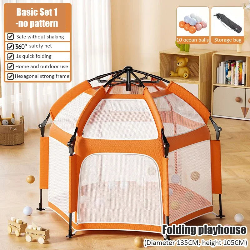 Portable Outdoor Camping Pop Up Tent , Indoor Kids Tents,  Baby Play House