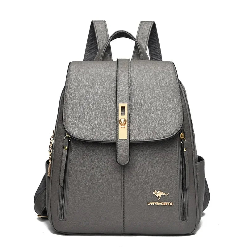 Fashionable Large Capacity Women Backpack, Simple Style Dual-Shoulder Bag.