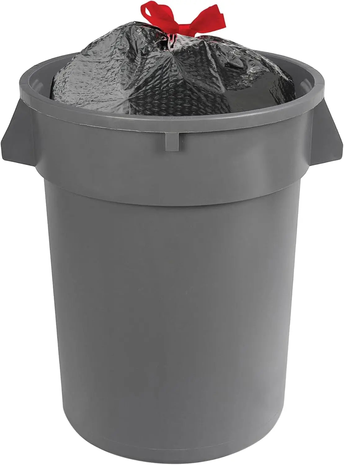 30 Gallon Heavy-Duty Drawstring Trash Bags, 50 Count - Multipurpose & Tear-Resistant for Easy Use.