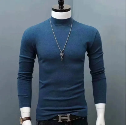 Thermal Underwear Shirt Men V Neck Fleece Sport Tops Long-Sleeved 5XL