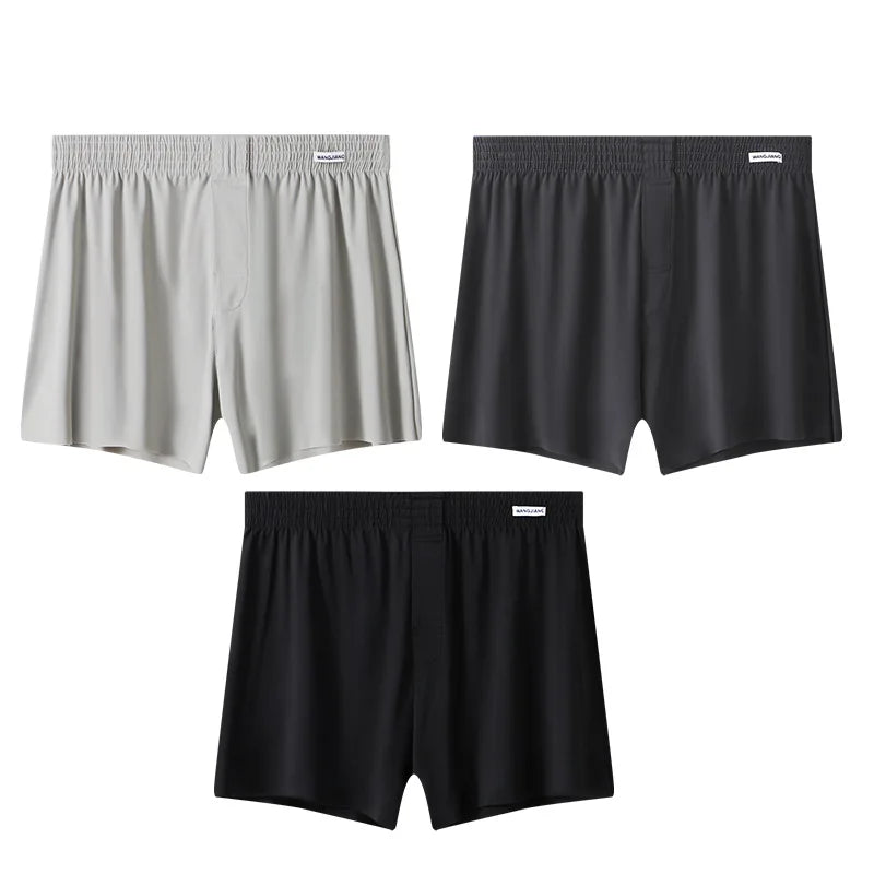 Men Arrow Shorts Ice Silk Underwear Sleepwear Boxers Shorts.
