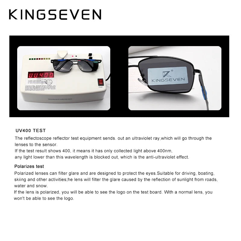 Designer Polarized Sunglasses For Driving, Men Square Sun Glasses For Men Fashion Travel Eyewear.