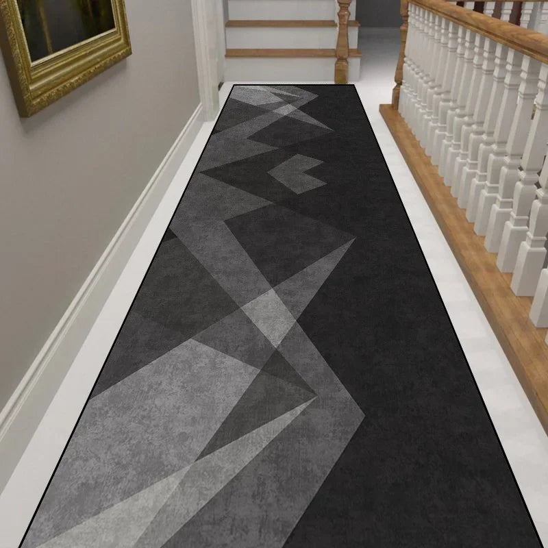 VIKAMA Nordic Simple Geometric Long Strip Carpet, Corridor Entrance Carpet, Staircase Corridor Carpet, Home Decoration.
