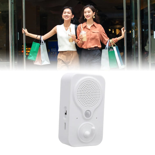 Voice Prompt Doorbell Multilingual PIR Motion Detection Sensitive, Voice Alert Entry System.