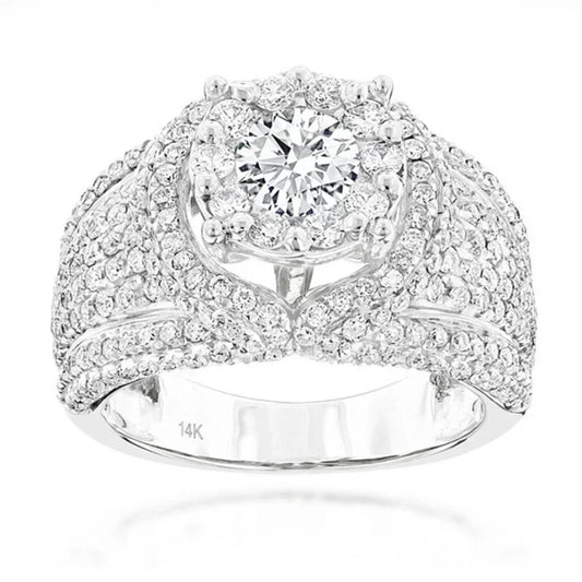 Bagues tendance pour hommes style hip-hop, bague géométrique en zircon cubique Bling Iced Out.