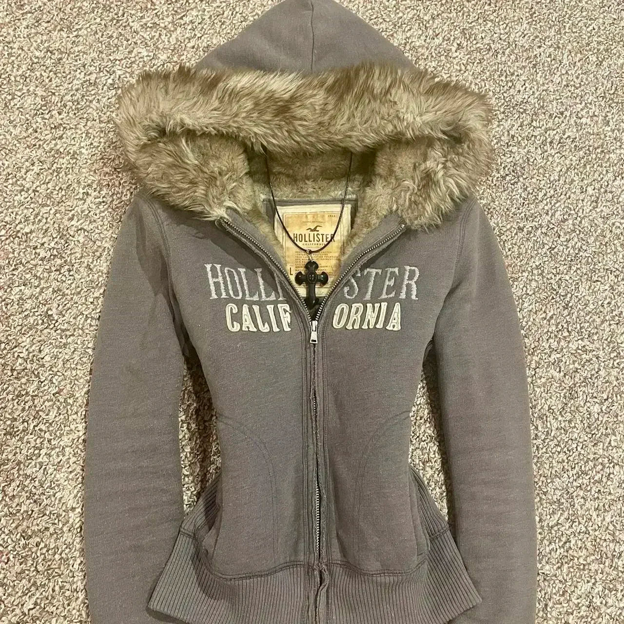 Vintage Casual Zipper Hoodie Jacket Cotton Warm, Y2k Clothes Letter Embroidery Hoodie.