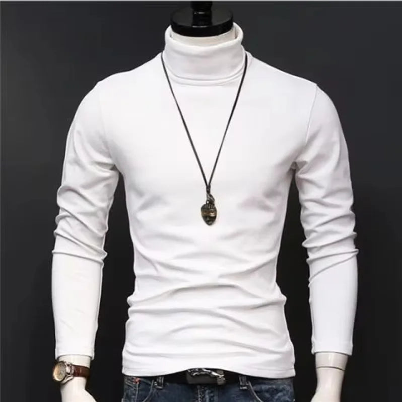 Thermal Underwear Shirt Men V Neck Fleece Sport Tops Long-Sleeved 5XL