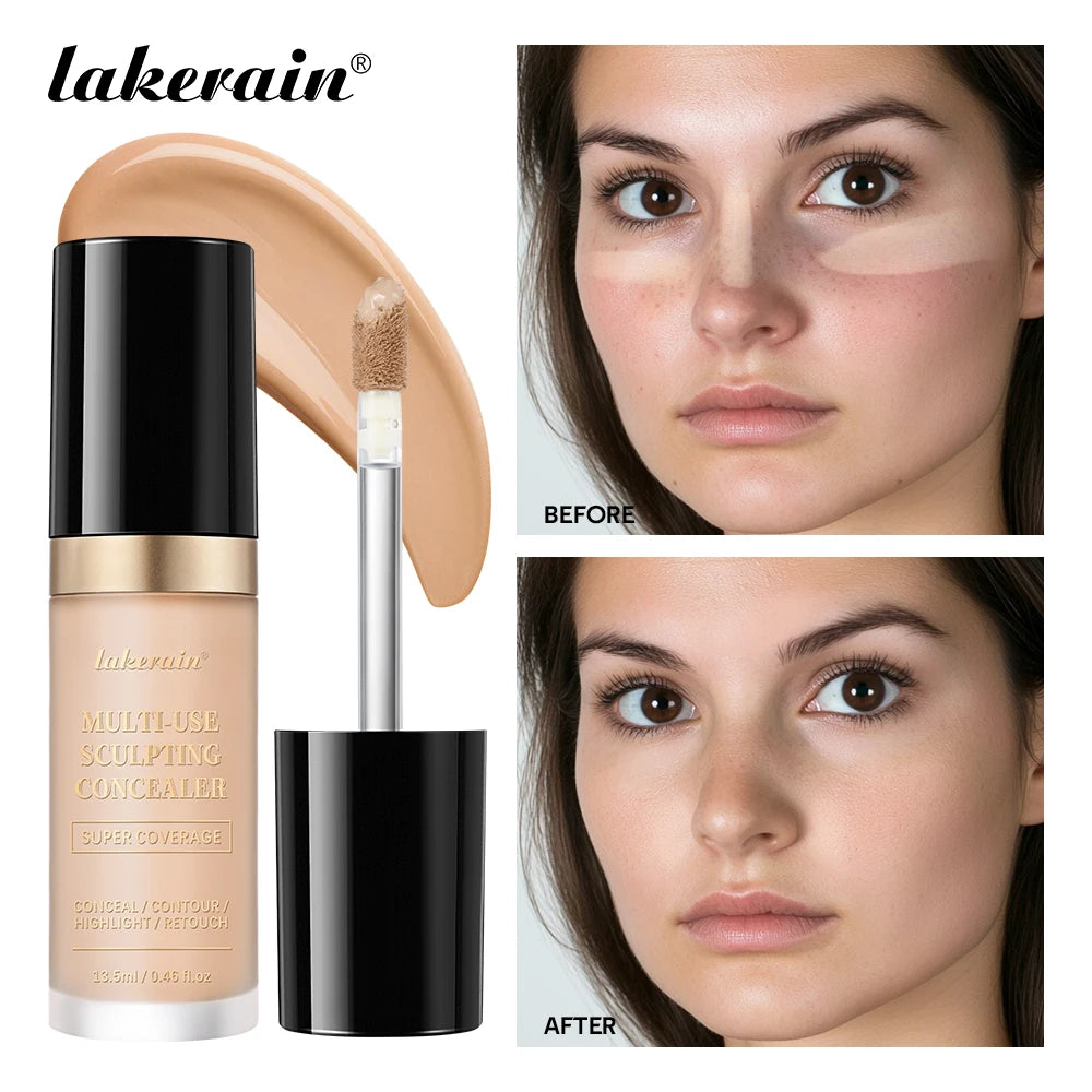 Waterproof Liquid Concealer High Coverage Oil Control Cover