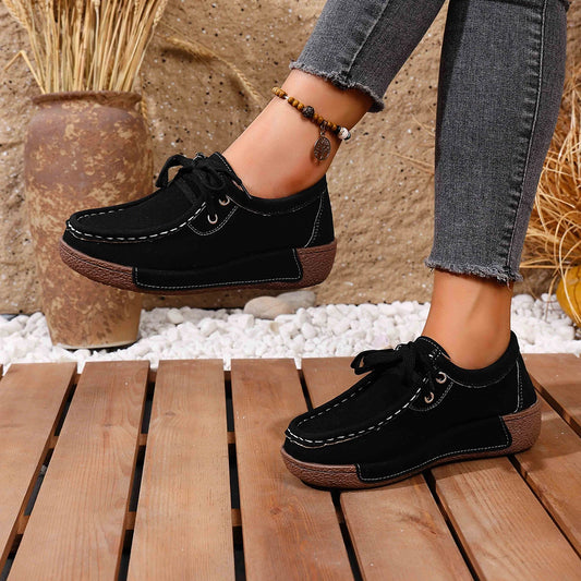 Spring/Autumn Thick Bottom Platform Women Shoes.