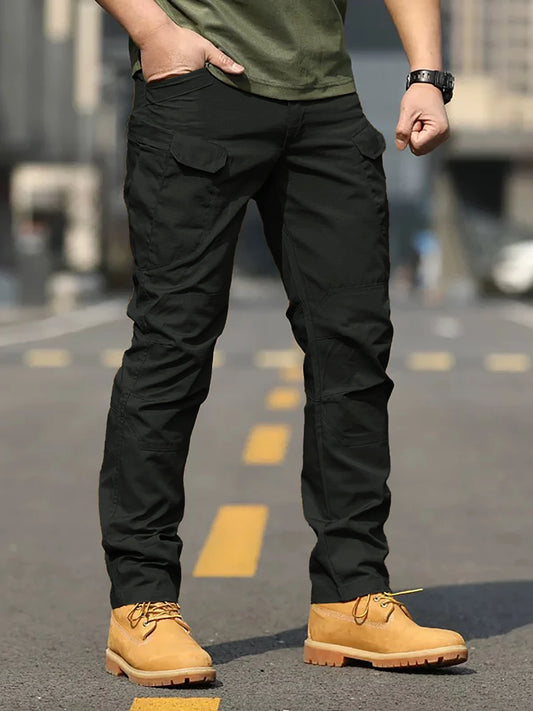 Nuevos pantalones tácticos cargo para hombre, pantalones cargo para exteriores, pantalones impermeables multibolsillos, ropa de trabajo para otoño, primavera, pantalones de senderismo.