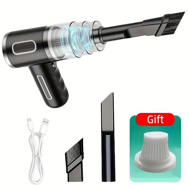 Car Vacuum Cleaner Portable Mini Dust Collector, Dry And Wet, Home, Car Dual-Use.