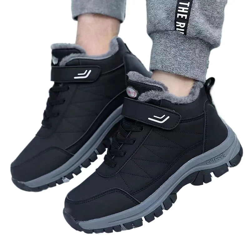 Winter velvet men shoes, Top Quality Casual  Waterproof boots.