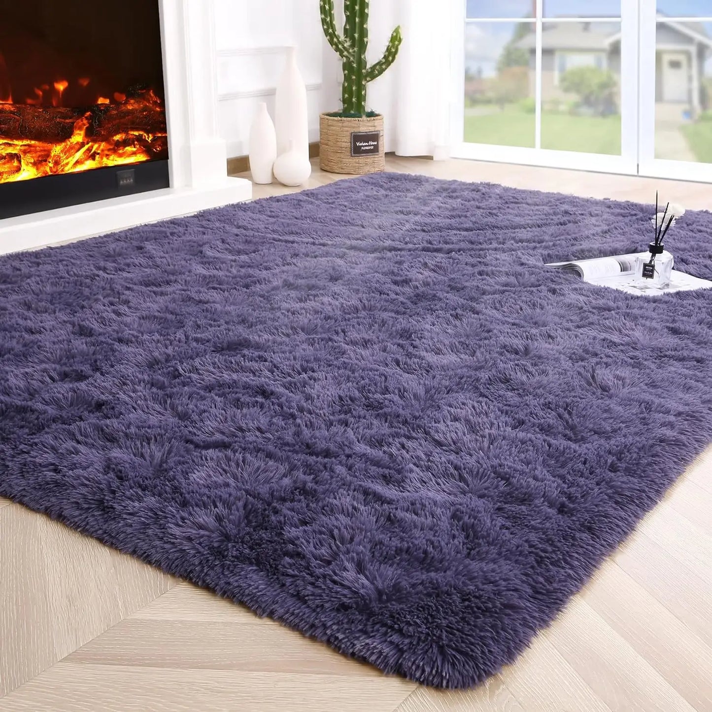 Fluffy    Area Rugs  Non Slip  for Hardwood Floors