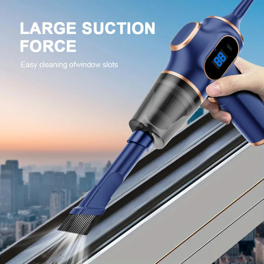ABS Wireless Car Vacuum Cleaner Home Appliance, Sofa, Office, High-Power Cleaning  Mini Vacuum.