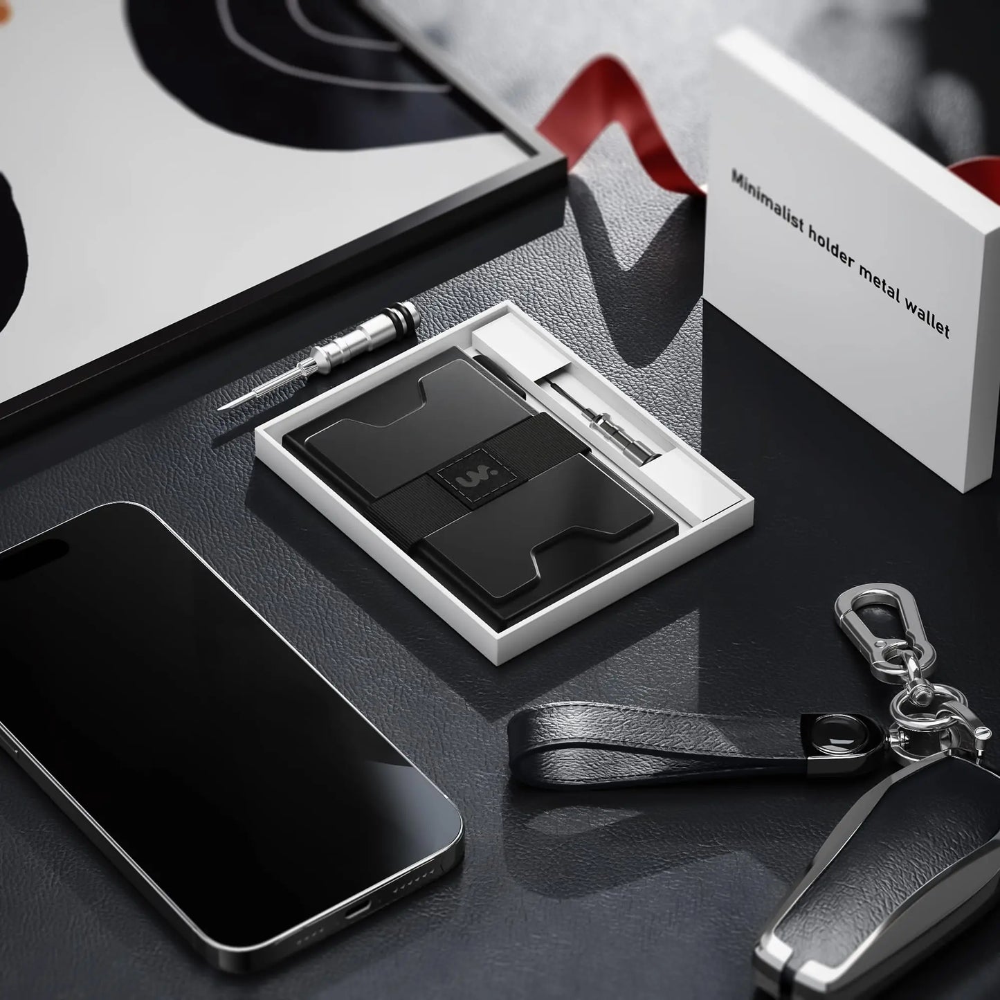 Slim Card Holder Wallet for Men, RFID Blocking Minimalist Men Wallet.