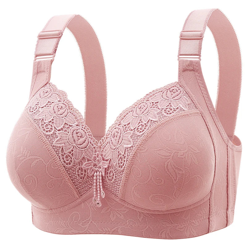 Women Lace Bras, Ultra-Thin Perspective Deep V Bra Plus Size Cup active bra.