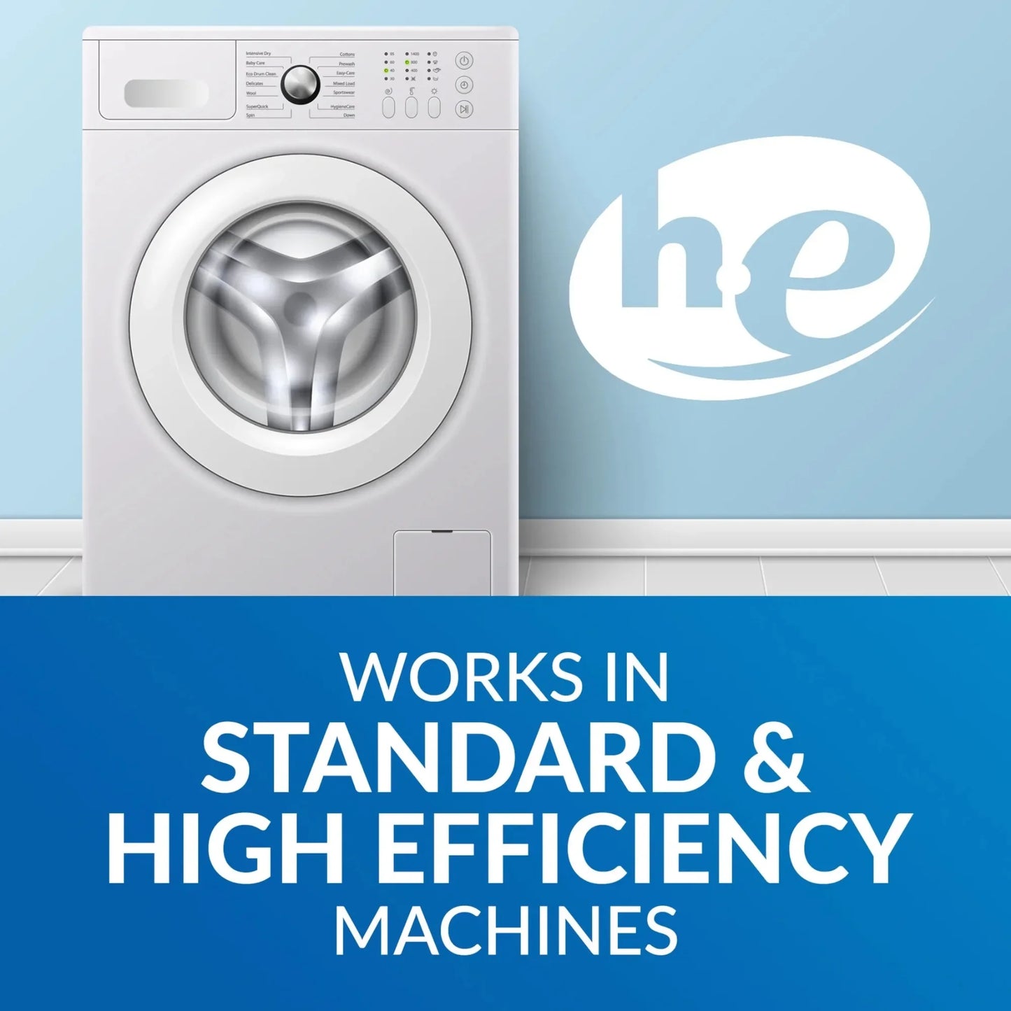 260 Load Laundry Detergent 312oz Tropical Scent, Giant Size for Large Families, HE Compatible with Passion Fruit Fragrance.