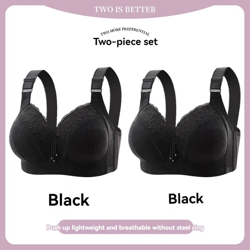 Women Lace Bras, Ultra-Thin Perspective Deep V Bra Plus Size Cup active bra.