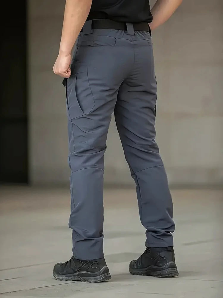 New Tactical Cargo Pants Men Outdoor Cargo Trousers, Multi-pocket Waterproof Pant Autumn Spring Outdoor Workwear Hiking Trousers.