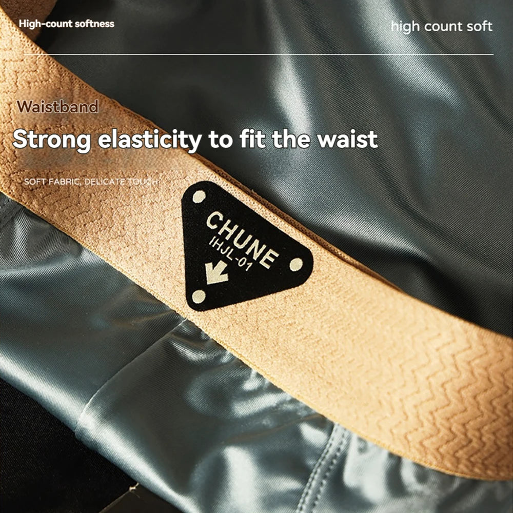 3PCS/Pack Luxury Satin-like Men Briefs, Ice Silk Hygroscopic Breathable Mesh Crotch High Elastic Men Underwear.