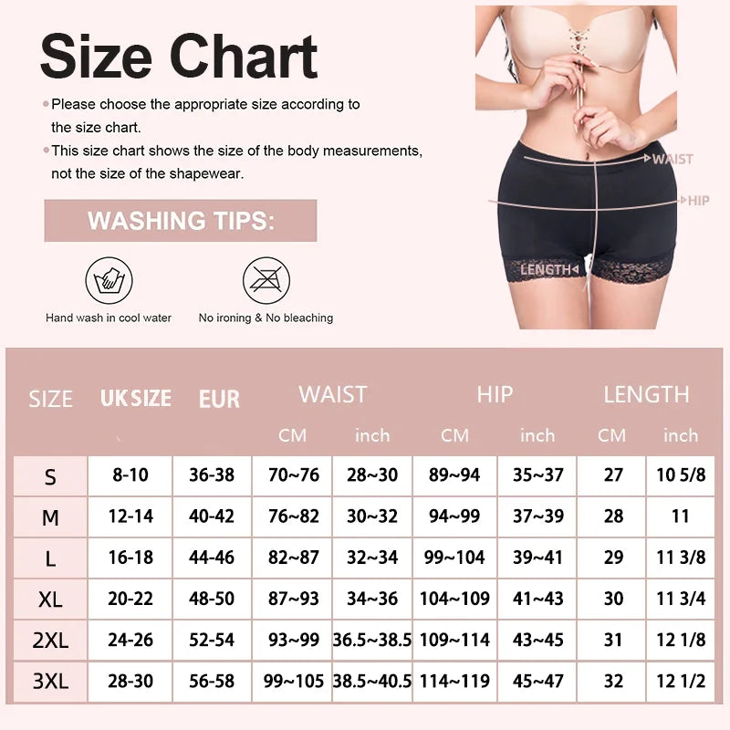Women Butt Lifter Panty r Padded Underwear Sexy Lift buns, High Waist Faja Tummy Control.