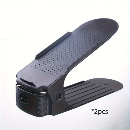 10 Pack Plastic Shoe Rack Adjustable Closet Organizer