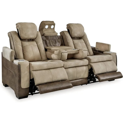 Power Reclining Sofa with Wireless Charging,  Water-Repellent