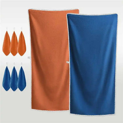 Luxury Bath Towel Set (2 Large Bath Towels + 6 Small Bath Towels)